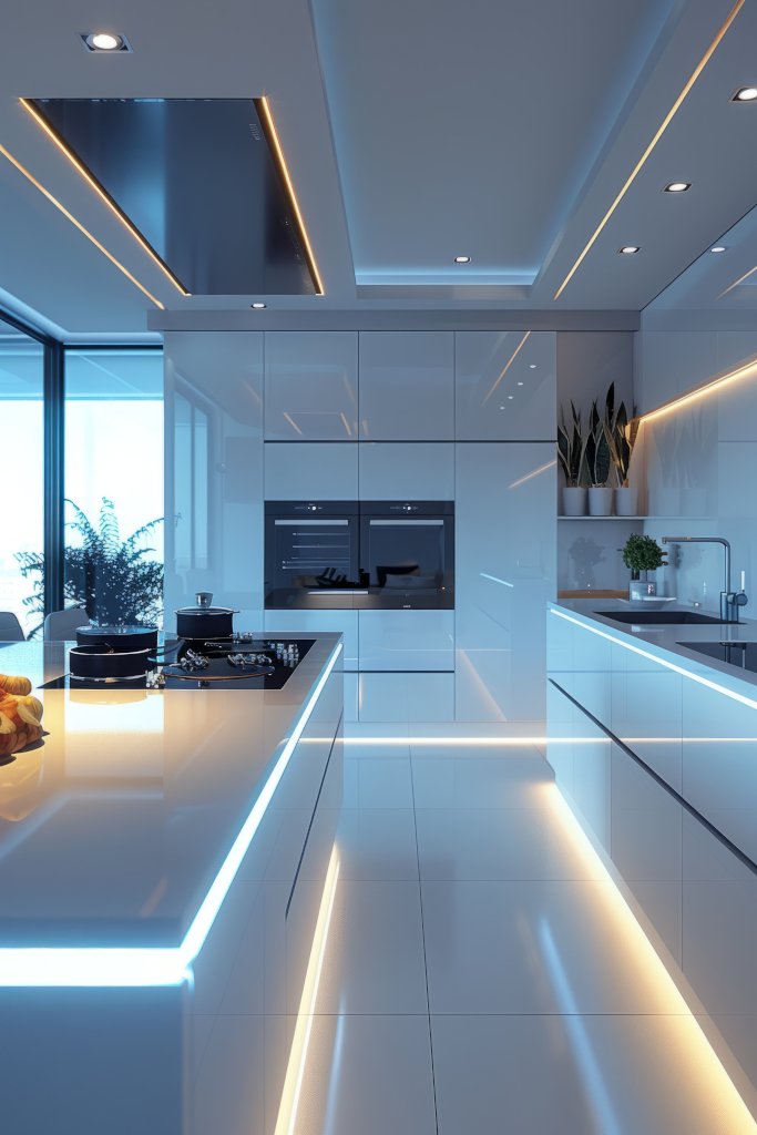 Iluminação LED de Luxo em Ambiente Residencial